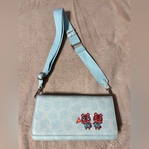 Controller Gear Nintendo Switch Animal Crossing Mint Leaves Crossbody Sling Bag